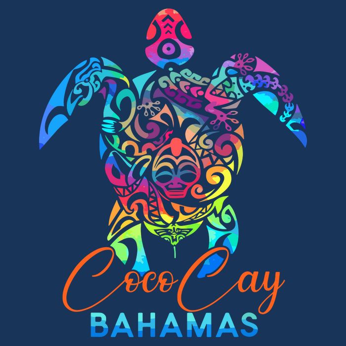 Coco Cay Bahamas Sea Turtle Family Vacation Summer Premium T-Shirt