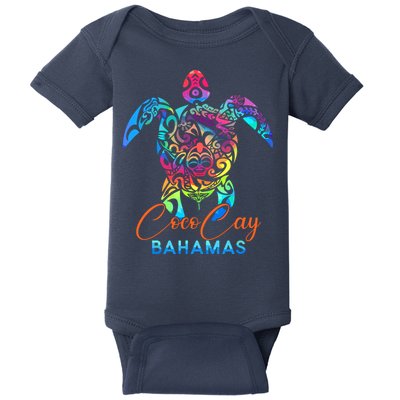 Coco Cay Bahamas Sea Turtle Family Vacation Summer Baby Bodysuit