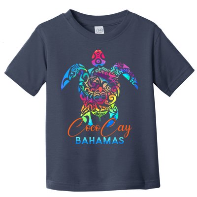 Coco Cay Bahamas Sea Turtle Family Vacation Summer Toddler T-Shirt