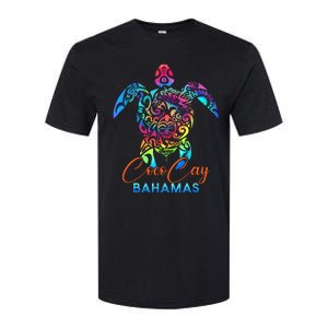 Coco Cay Bahamas Sea Turtle Family Vacation Summer Softstyle CVC T-Shirt