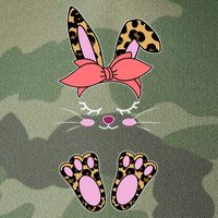 Cute Cheetah Bunny Legacy Tie Dye Trucker Hat