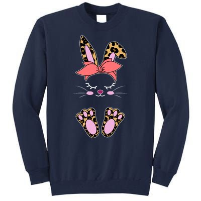 Cute Cheetah Bunny Tall Sweatshirt