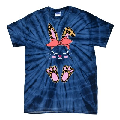 Cute Cheetah Bunny Tie-Dye T-Shirt