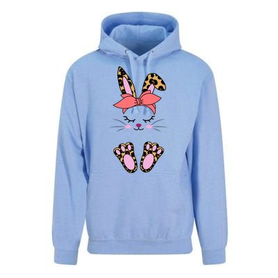 Cute Cheetah Bunny Unisex Surf Hoodie