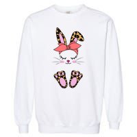 Cute Cheetah Bunny Garment-Dyed Sweatshirt