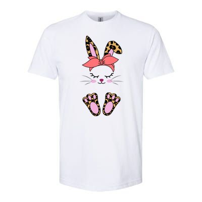 Cute Cheetah Bunny Softstyle® CVC T-Shirt