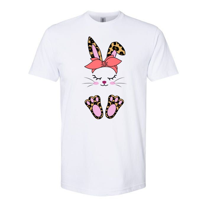 Cute Cheetah Bunny Softstyle CVC T-Shirt