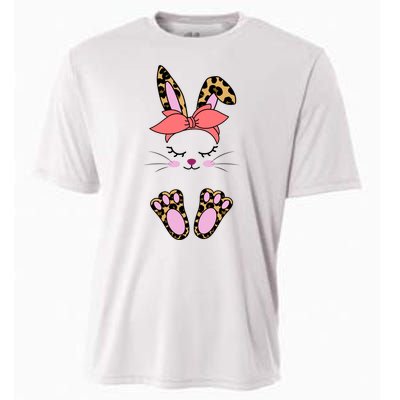 Cute Cheetah Bunny Cooling Performance Crew T-Shirt