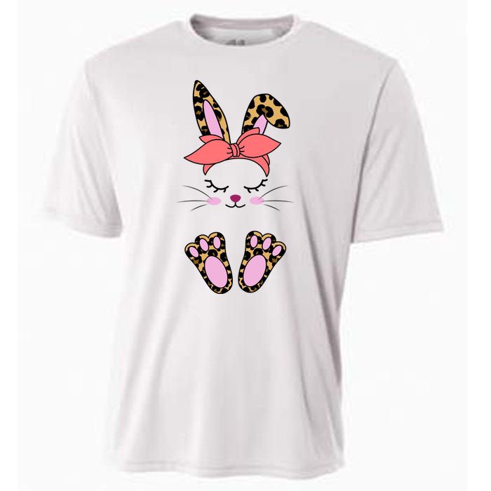 Cute Cheetah Bunny Cooling Performance Crew T-Shirt