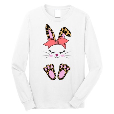 Cute Cheetah Bunny Long Sleeve Shirt