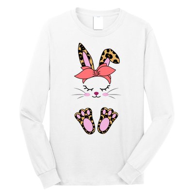 Cute Cheetah Bunny Long Sleeve Shirt