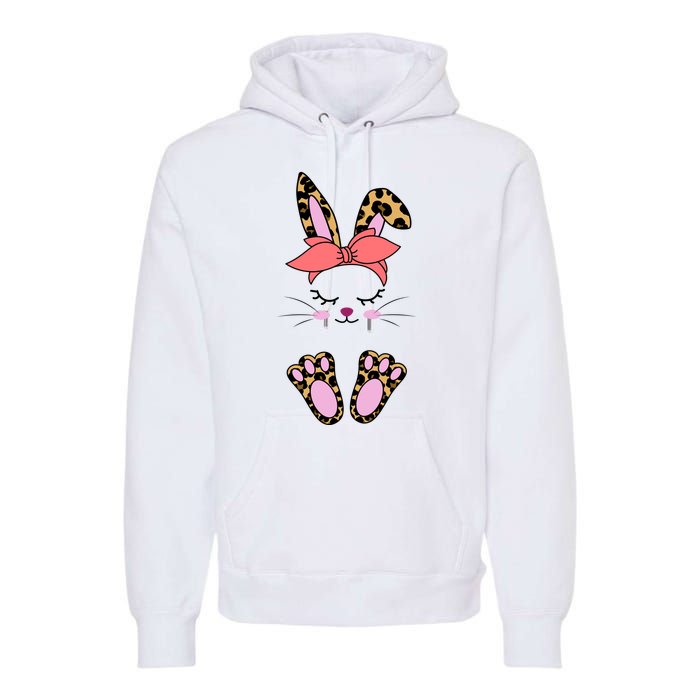 Cute Cheetah Bunny Premium Hoodie