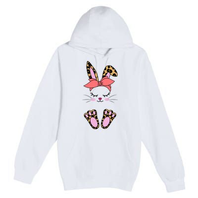 Cute Cheetah Bunny Premium Pullover Hoodie