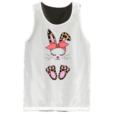 Cute Cheetah Bunny Mesh Reversible Basketball Jersey Tank