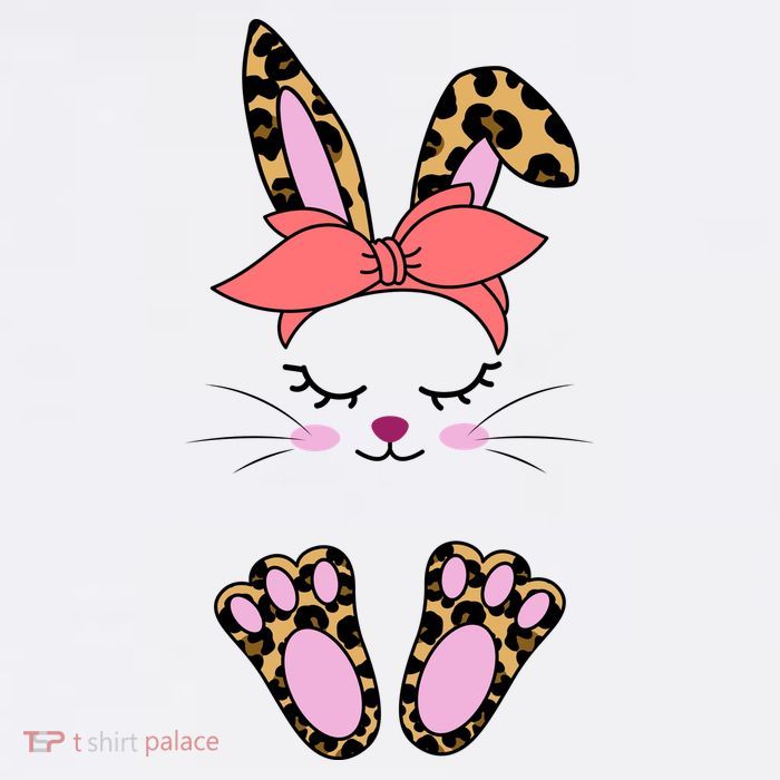 Cute Cheetah Bunny Mousepad
