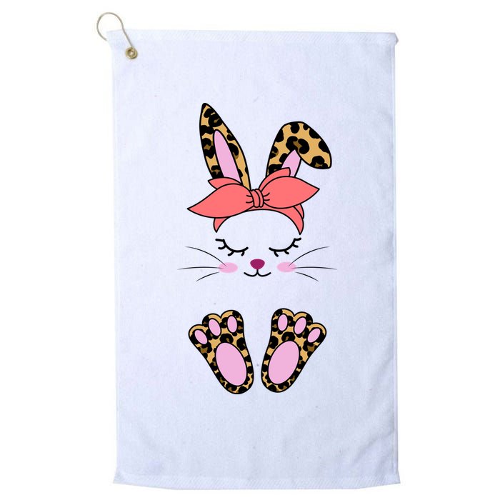 Cute Cheetah Bunny Golf Towel
