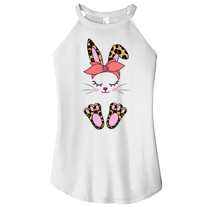 Cute Cheetah Bunny Women's Perfect Tri Rocker Tank
