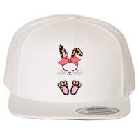 Cute Cheetah Bunny Wool Snapback Cap