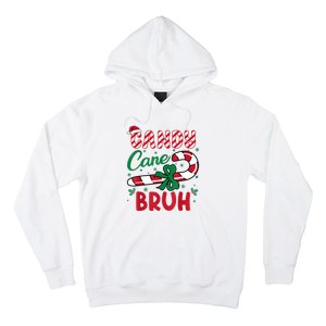 Candy Cane Bruh Funny Christmas Holiday Hoodie