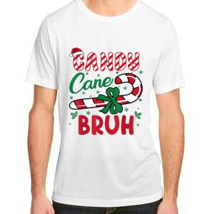 Candy Cane Bruh Funny Christmas Holiday Adult ChromaSoft Performance T-Shirt