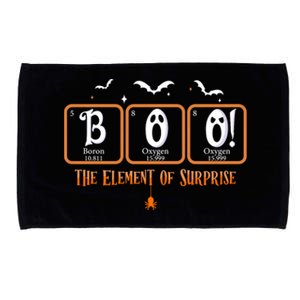 Cute Chemistry Boo The Element Of Surprise Chemist Halloween Microfiber Hand Towel