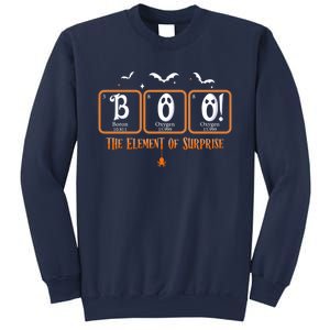 Cute Chemistry Boo The Element Of Surprise Chemist Halloween Sweatshirt