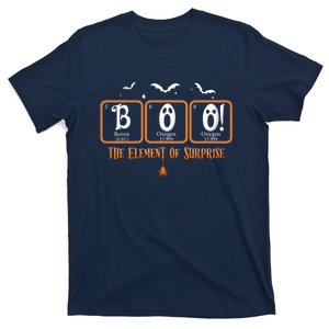 Cute Chemistry Boo The Element Of Surprise Chemist Halloween T-Shirt