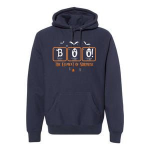 Cute Chemistry Boo The Element Of Surprise Chemist Halloween Premium Hoodie