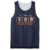 Cute Chemistry Boo The Element Of Surprise Chemist Halloween Mesh Reversible Basketball Jersey Tank