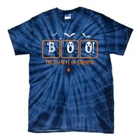 Cute Chemistry Boo The Element Of Surprise Chemist Halloween Tie-Dye T-Shirt