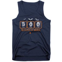 Cute Chemistry Boo The Element Of Surprise Chemist Halloween Tank Top