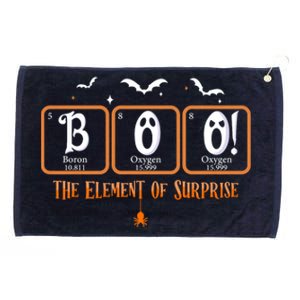 Cute Chemistry Boo The Element Of Surprise Chemist Halloween Grommeted Golf Towel