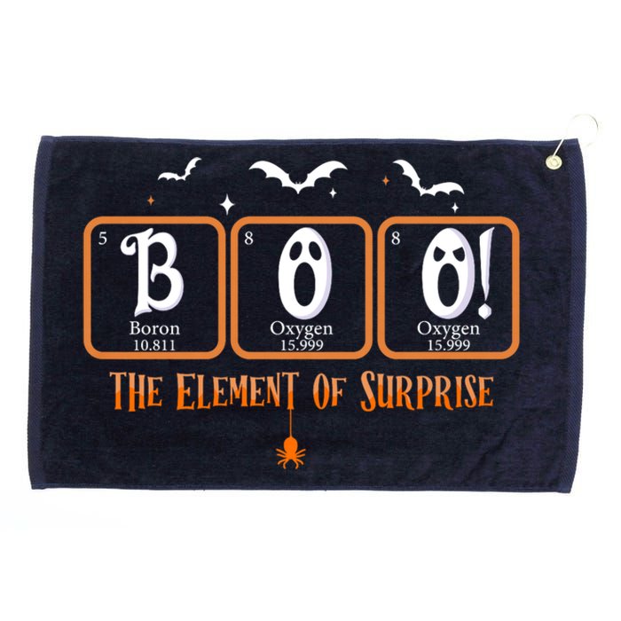 Cute Chemistry Boo The Element Of Surprise Chemist Halloween Grommeted Golf Towel