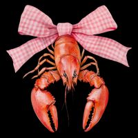 Crawfish Coquette Bow Crawfish Boil Lobster Cajun  Impact Tech Backpack