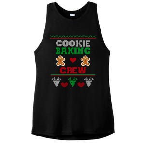 Christmas Cookie Baking Crew Funny Family Baking Cookies Gift Ladies PosiCharge Tri-Blend Wicking Tank