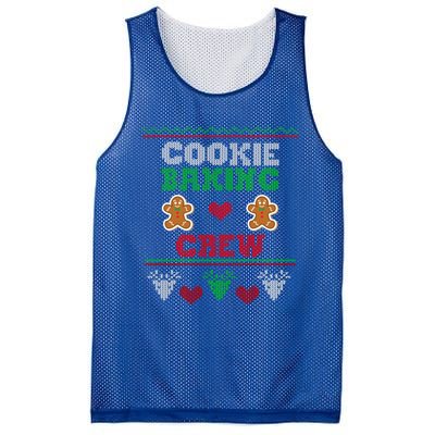 Christmas Cookie Baking Crew Funny Family Baking Cookies Gift Mesh Reversible Basketball Jersey Tank