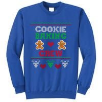 Christmas Cookie Baking Crew Funny Family Baking Cookies Gift Tall Sweatshirt