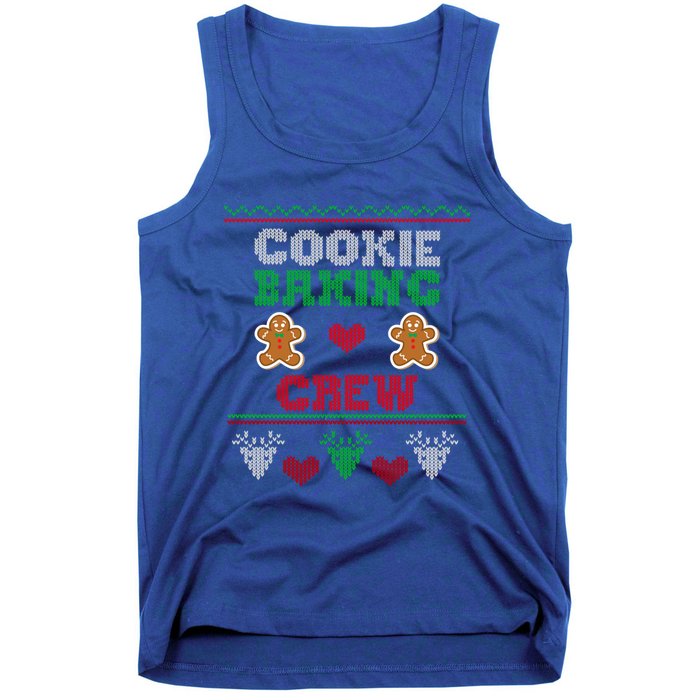 Christmas Cookie Baking Crew Funny Family Baking Cookies Gift Tank Top