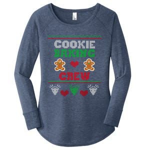 Christmas Cookie Baking Crew Funny Family Baking Cookies Gift Women's Perfect Tri Tunic Long Sleeve Shirt