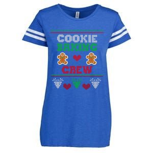 Christmas Cookie Baking Crew Funny Family Baking Cookies Gift Enza Ladies Jersey Football T-Shirt