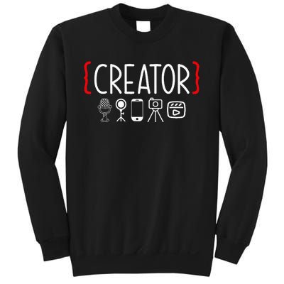 Content Creator Blogger Vlogger Influencer Creator Sweatshirt