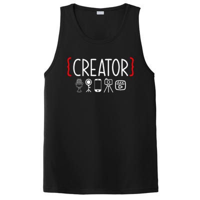 Content Creator Blogger Vlogger Influencer Creator PosiCharge Competitor Tank