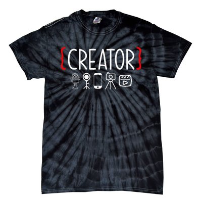 Content Creator Blogger Vlogger Influencer Creator Tie-Dye T-Shirt