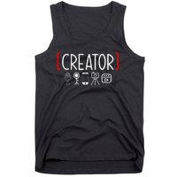 Content Creator Blogger Vlogger Influencer Creator Tank Top