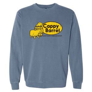 Capybara Cappy Barrel Giant South American Rodent Garment-Dyed Sweatshirt