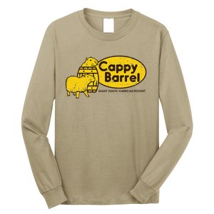 Capybara Cappy Barrel Giant South American Rodent Long Sleeve Shirt