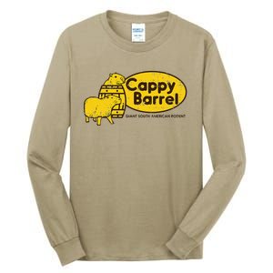 Capybara Cappy Barrel Giant South American Rodent Tall Long Sleeve T-Shirt