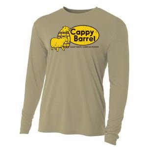 Capybara Cappy Barrel Giant South American Rodent Cooling Performance Long Sleeve Crew