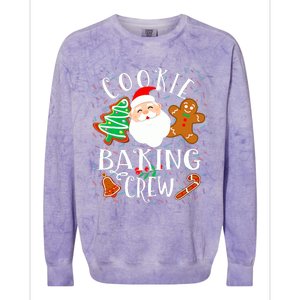 Christmas Cookie Baking Crew Cookie Crew Family Christmas Colorblast Crewneck Sweatshirt