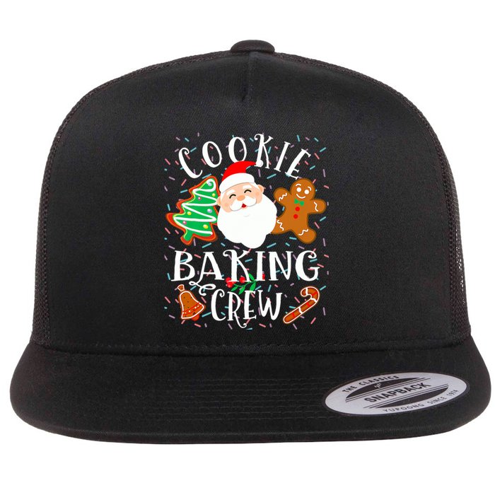 Christmas Cookie Baking Crew Cookie Crew Family Christmas Flat Bill Trucker Hat